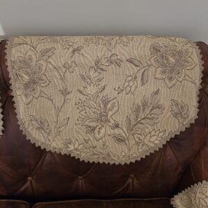 Floral Scallop Chair Backs & Arm Caps