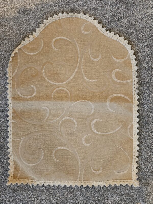 Beige Scroll Chair Backs & Arm Caps - Image 4