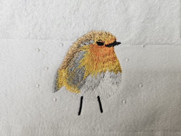 Christmas Robin Guest Towel