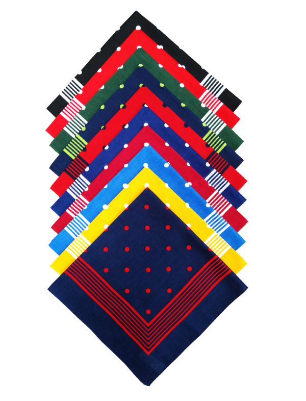 Classic Style Bandana | Large Spot (10 colours)