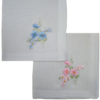 Ladies Floral Handkerchiefs - Flax - Image 3