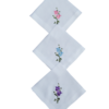 Ladies Floral Handkerchief - Iris