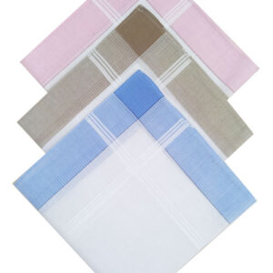 Ladies Handkerchief - Coloured edge