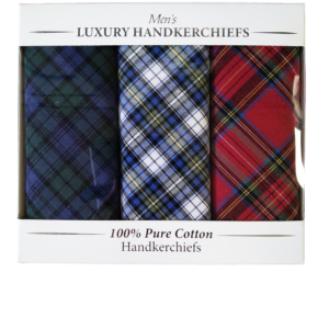 Handkerchief - Presentation Box of Tartan (3 Pack)