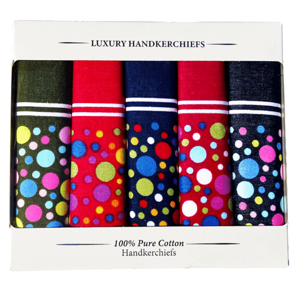 Bandana - Multi Spot Gift Box (5 Pack)