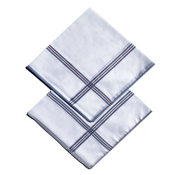 Handkerchiefs - Mens - Triple Cross Striped (2 pack)