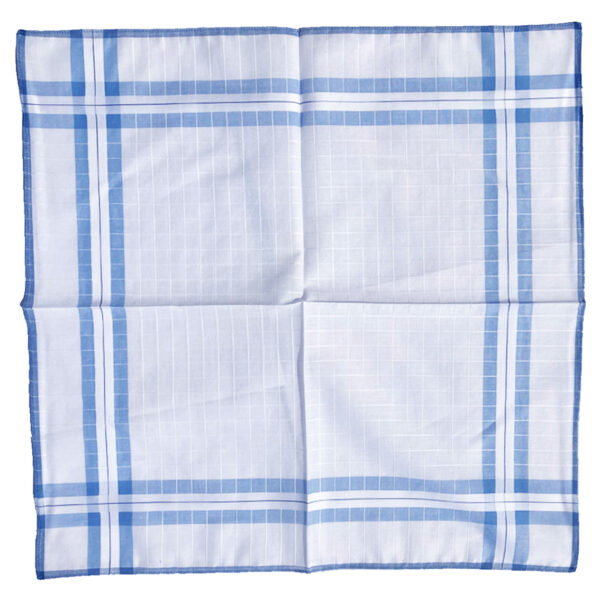 Handkerchief - Mens - Triple Striped with White Check (3 pack) - Image 4