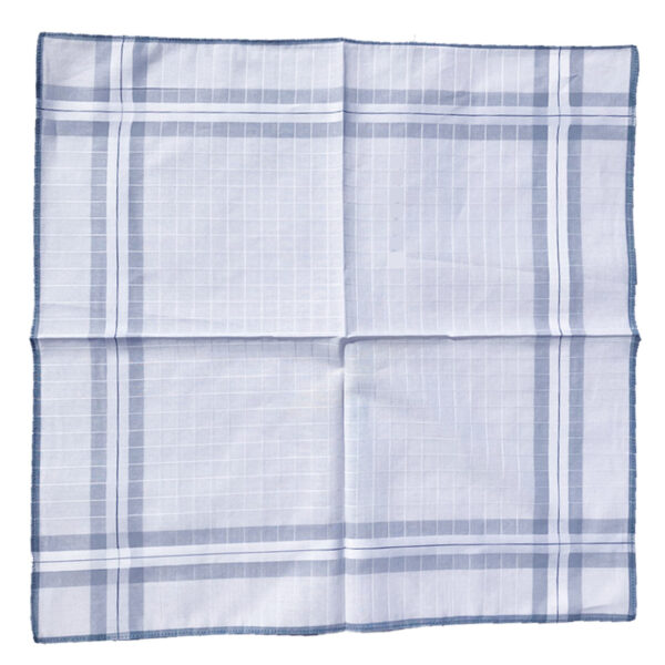 Handkerchief - Mens - Triple Striped with White Check (3 pack) - Image 3