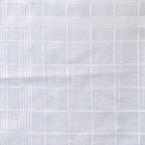 Handkerchief - Mens White Checked Handkerchief