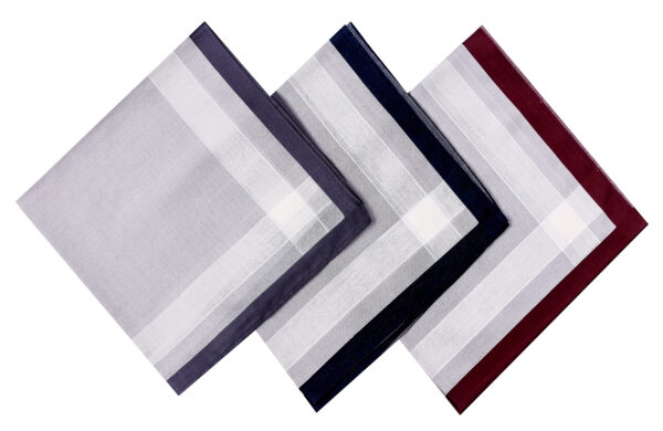 Handkerchief - Mens Assorted (3 pack)