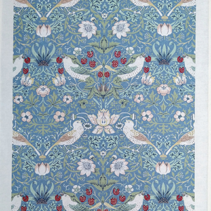 Strawberry Thief Blue - Tea Towel