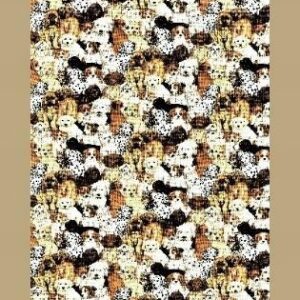 Dogs Tea Towel