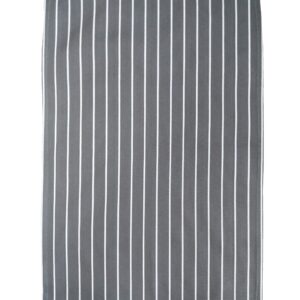 Butcher's Stripe Tea Towel - Grey