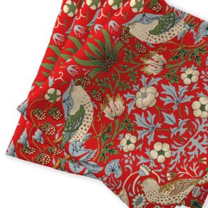 Strawberry Thief Red - Napkin (4 pack)