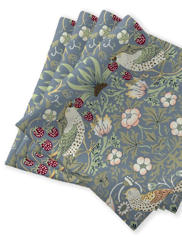 Strawberry Thief Blue - Napkin (4 pack)