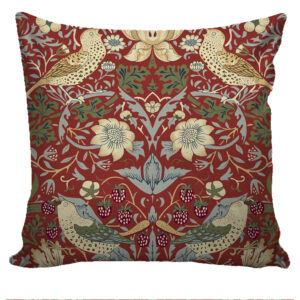 Strawberry Thief Red - Cushion Cover Only