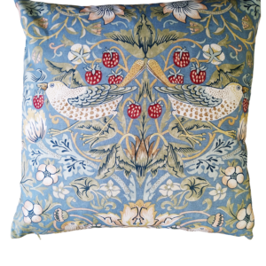 Strawberry Thief Blue - Cushion