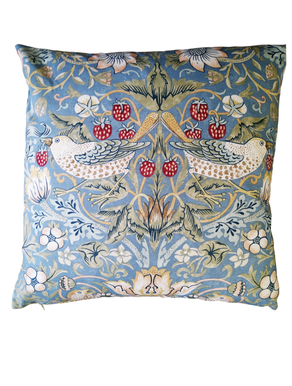Strawberry Thief Blue - Cushion