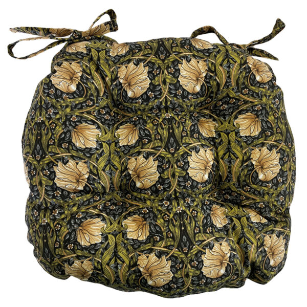Pimpernel Charcoal - Piped Seat Pad