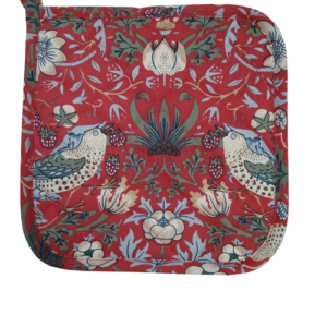Strawberry Thief Red - Pot Holder