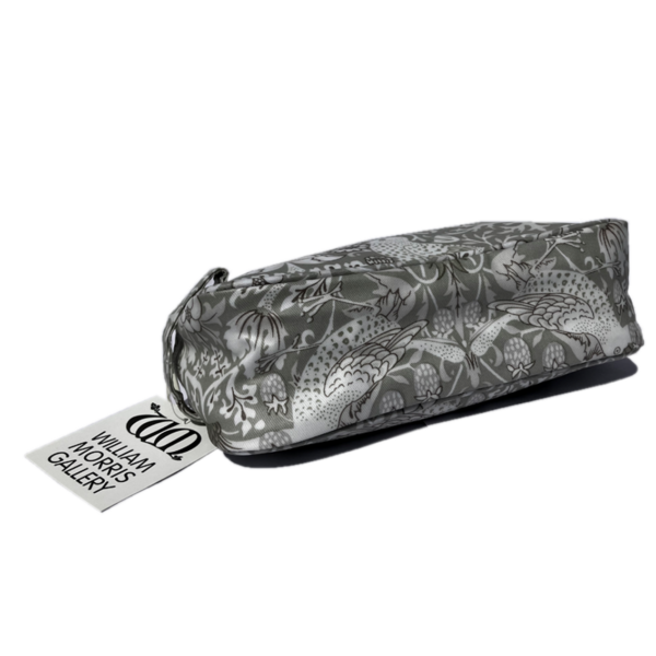 Strawberry Thief Grey - Large Cosmetic Bag - Image 2