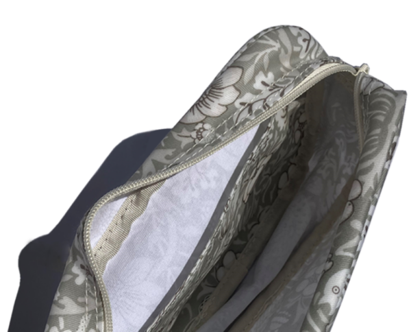 Strawberry Thief Grey - Large Cosmetic Bag - Image 4