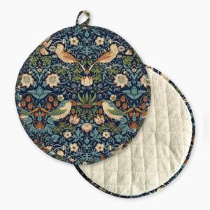 Strawberry Thief Navy - Range Cooker Pad