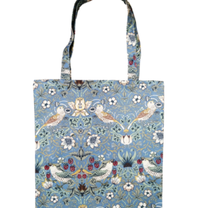 Strawberry Thief Blue - Shoulder Tote Bag