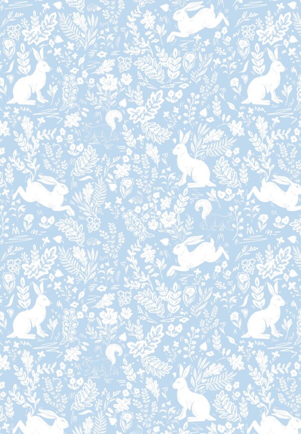 Forest Life Blue - FABRIC / PVC