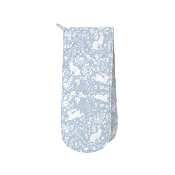 Forest life Blue - Double Oven Glove