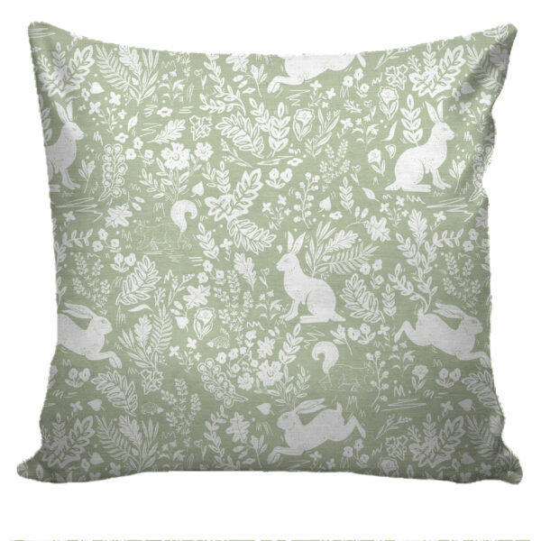 Forest Life Green - Filled Cushion