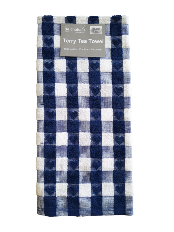 Hearts Terry Tea Towel - Image 3