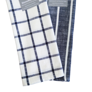 Grey Stonewashed Tea-Towels