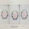 Presentation Box of Pink Embroidered Initial Ladies' Handkerchiefs (3 Pack) - Image 5