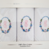Presentation Box of Pink Embroidered Initial Ladies' Handkerchiefs (3 Pack) - Image 6