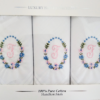 Presentation Box of Pink Embroidered Initial Ladies' Handkerchiefs (3 Pack) - Image 7