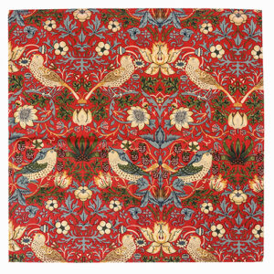 Strawberry Thief Red - FABRIC / PVC