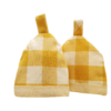 Pair of Gingham Check Egg Cosies - Image 3