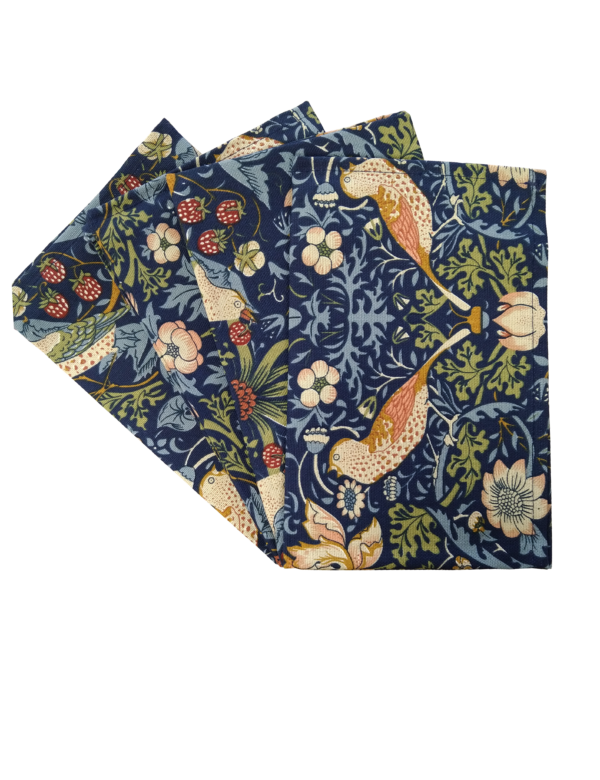 Strawberry Thief Navy - Napkin (4 pack)