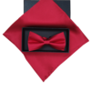 100% Silk Bow Tie and Handkerchief Gift Set - Image 3