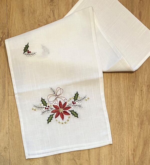 Poinsettia Table Runner