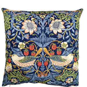 Strawberry Thief Navy - Cushion