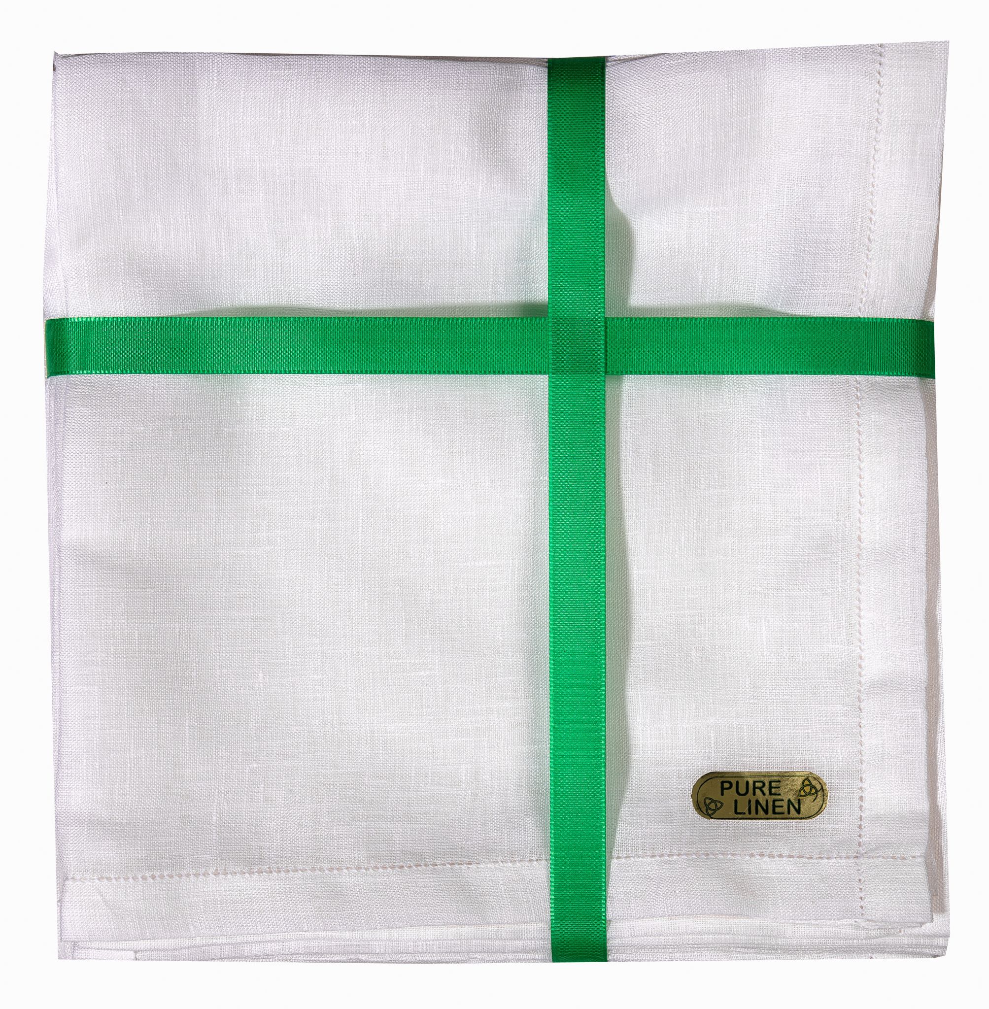 Handkerchief - Mens Luxury Linen Hemstitch Handkerchief