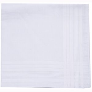 Handkerchief - Mens White Handkerchief