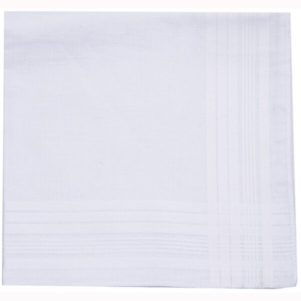 Handkerchief - Mens White Handkerchief