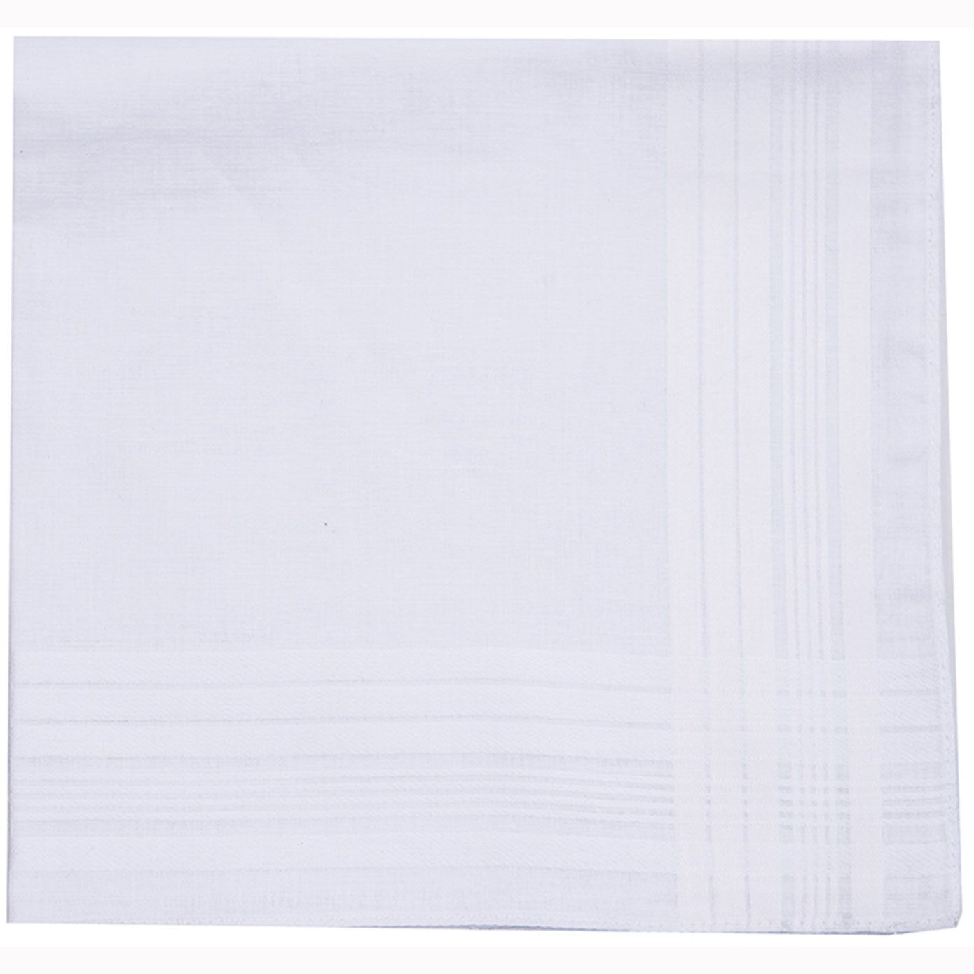 Handkerchief - Mens White Handkerchief