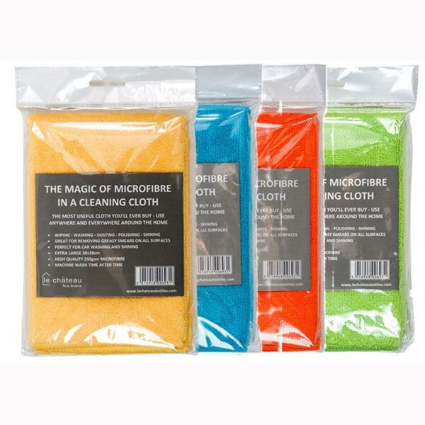 Microfibre Cleaning Cloths (Set of 4)
