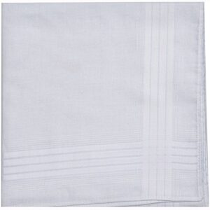 Handkerchief - Mens White Handkerchief